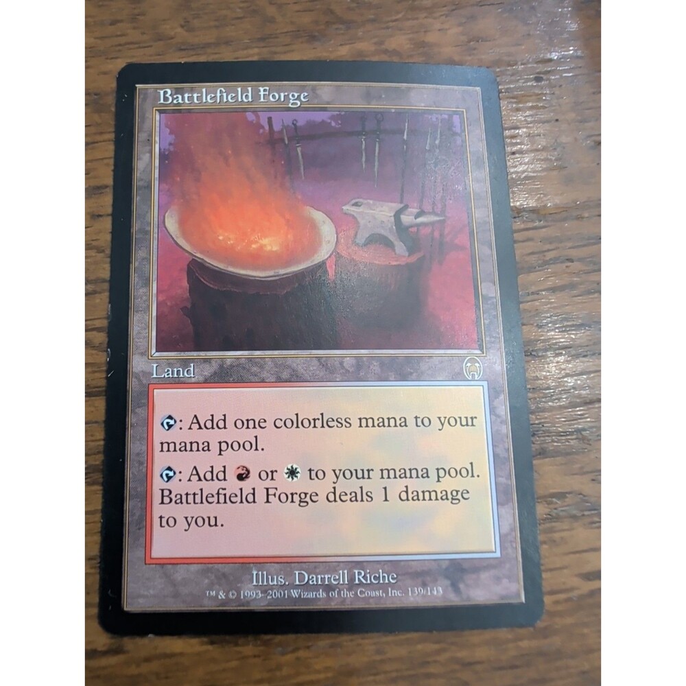 Wizards of the Coast Magic: The Gathering Battlefield Forge Land Darrell Riche